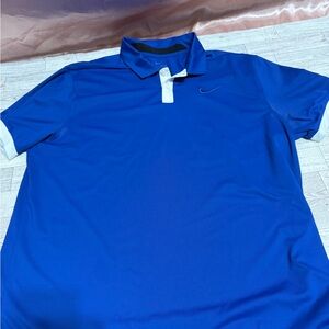 Nike Dri-FIT 2019 PGA Championship Bethpage Blue golf polo shirt sz L